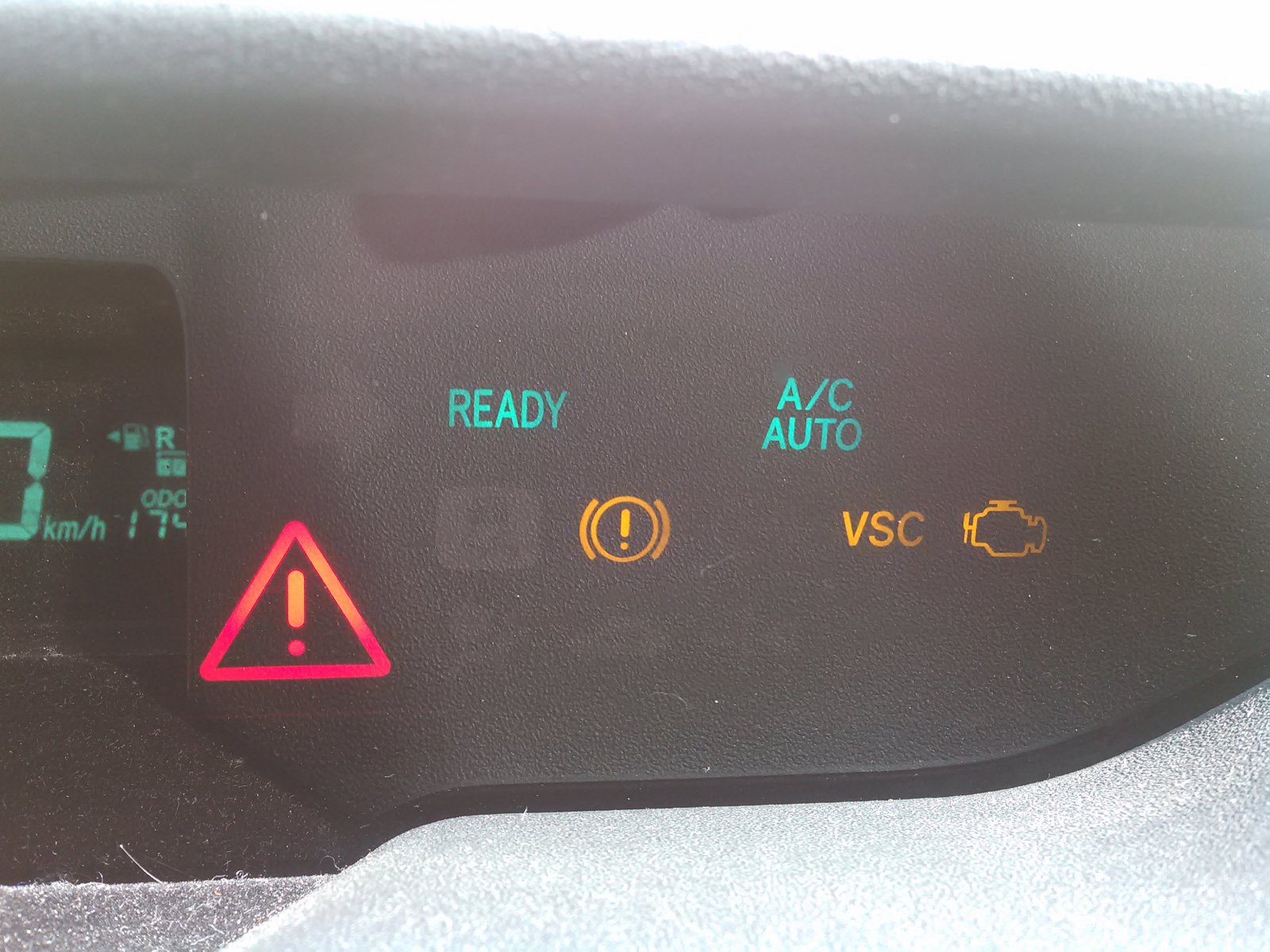 How to Reset Red Triangle Prius 