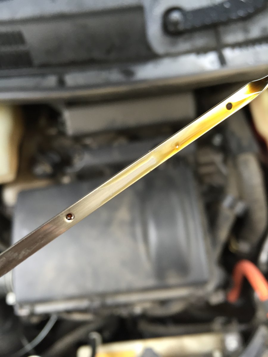 Can't tell if my dipstick is showing low oil... | PriusChat