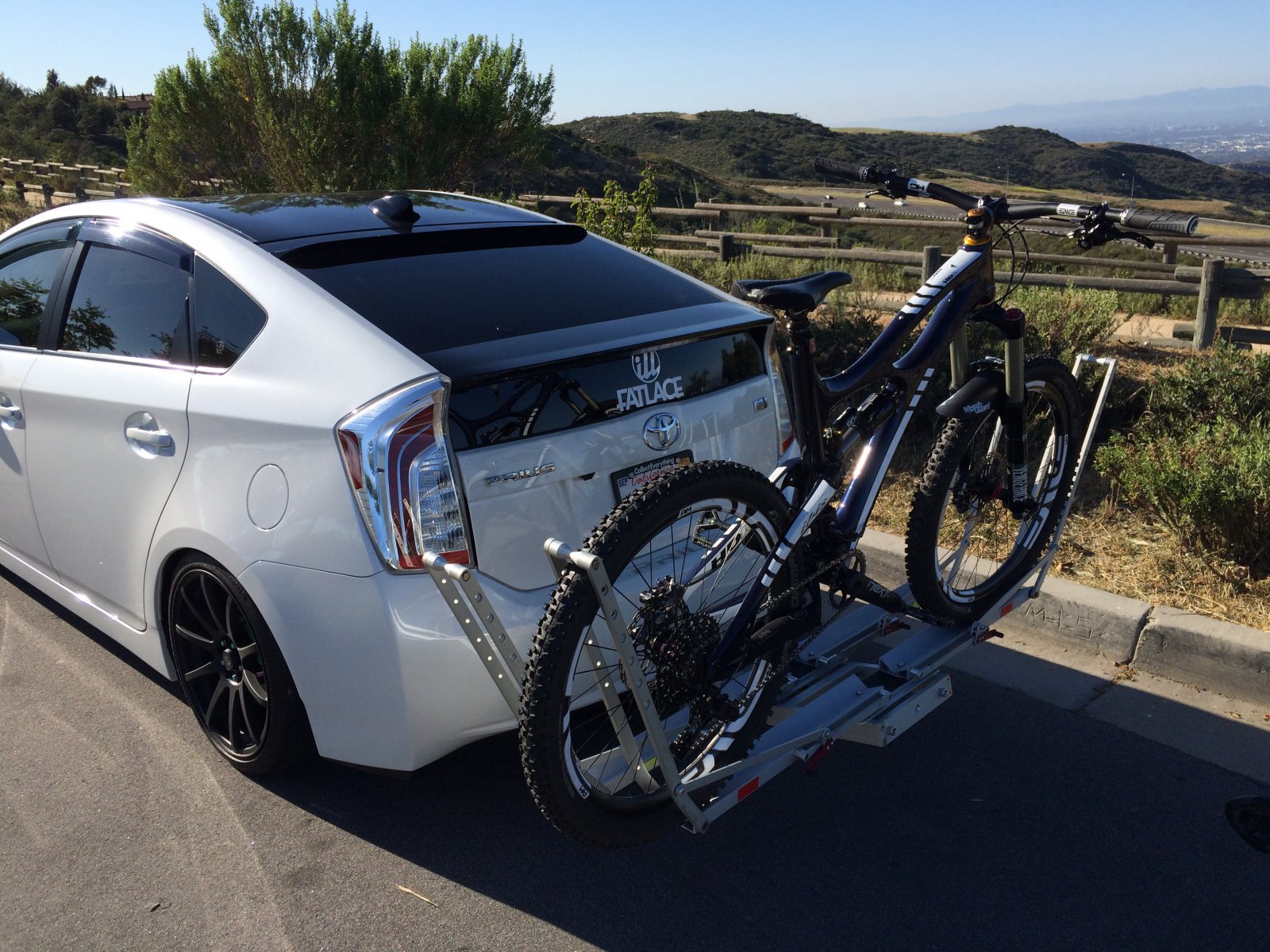 prius hitch bike rack