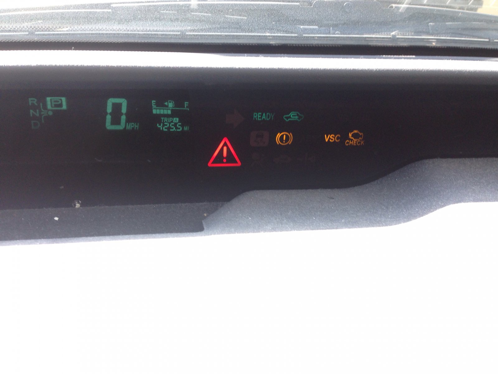 2008 Prius Red Exclamation Mark