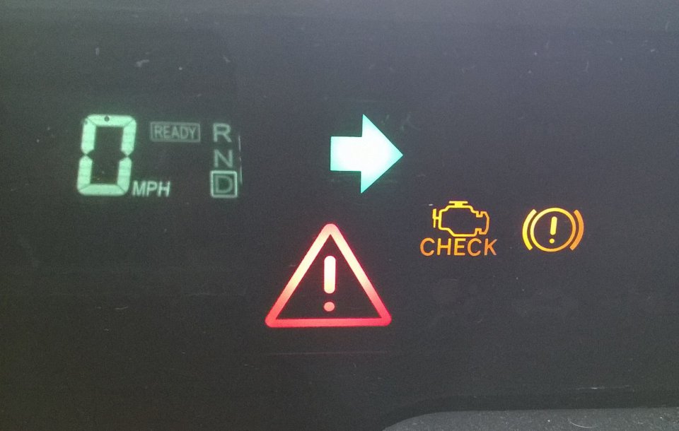 Toyota Camry Warning Light Triangle Exclamation Point