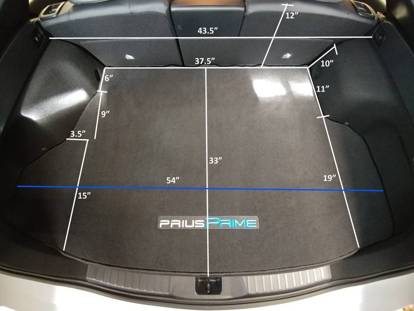 Prius V Interior Dimensions