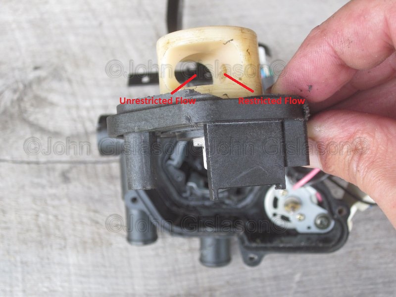 Coolant Control Valve Removal - Port Identification with valve body removed.jpg