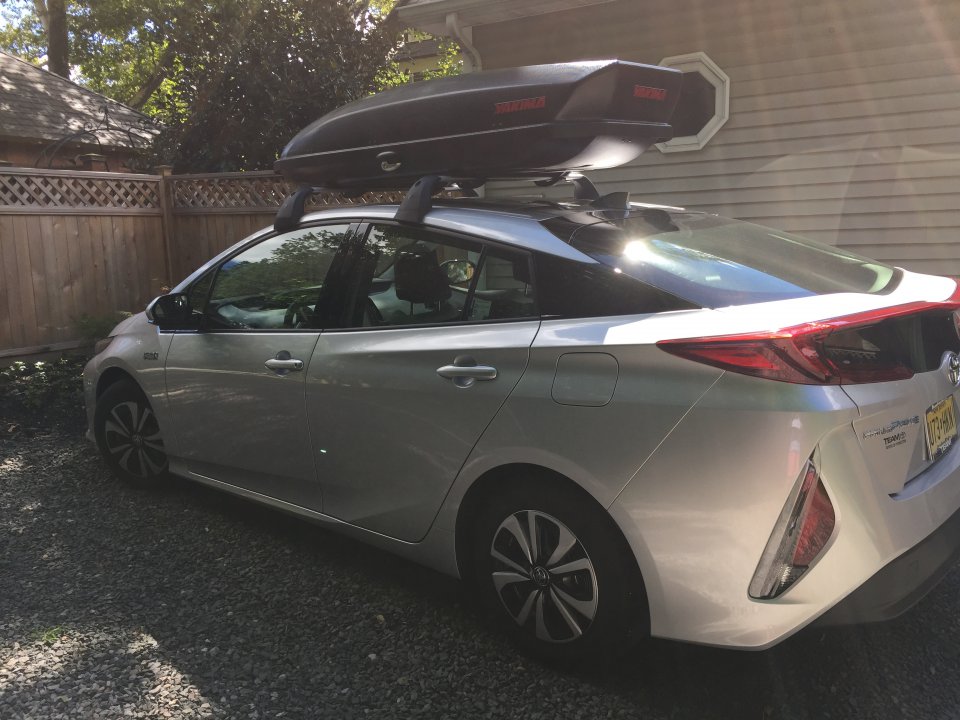 Prius Prime Roof Rack & Cargo Box Combo that WORKS! PriusChat
