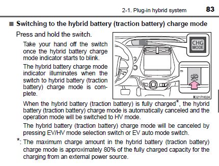 mode charge prius prime detail priuschat