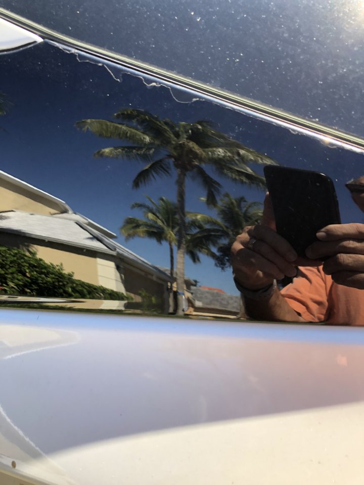 2017 Prius side rear black panels film peeling off! | PriusChat