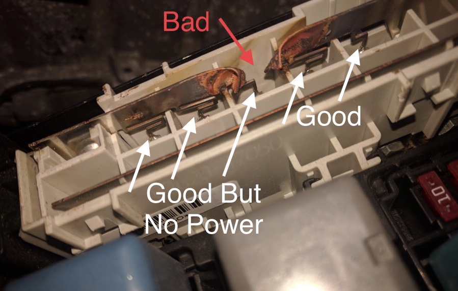Battery (post-screw) loose under fuse box. How to fix? | PriusChat How To Fix A Loose Fuse In A Fuse Box