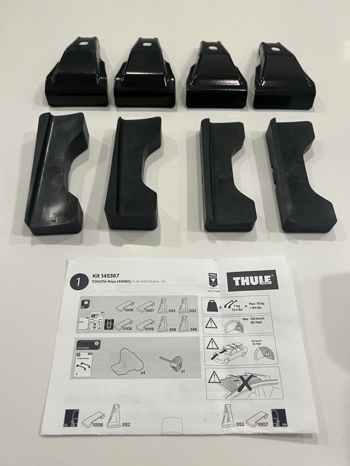 For Sale 2023 Thule Evo Clamp and Fit Kit 5367 Roof Rack